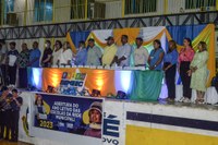 Vereadores da Câmara de Tefé participam da abertura do ano letivo 2023 da Rede Municipal de Ensino.